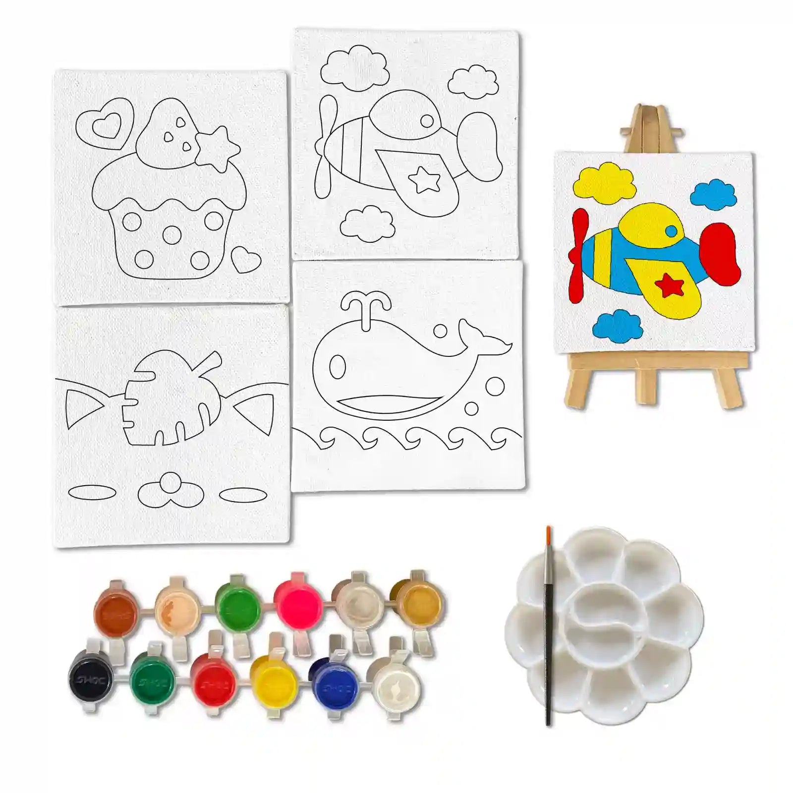 Mandala Painting Kit Tea Coasters Art and Craft Kit 6+ Years at Rs 349.00, Handmade Craft